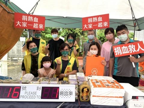 1100814熱心參與社區捐血活動